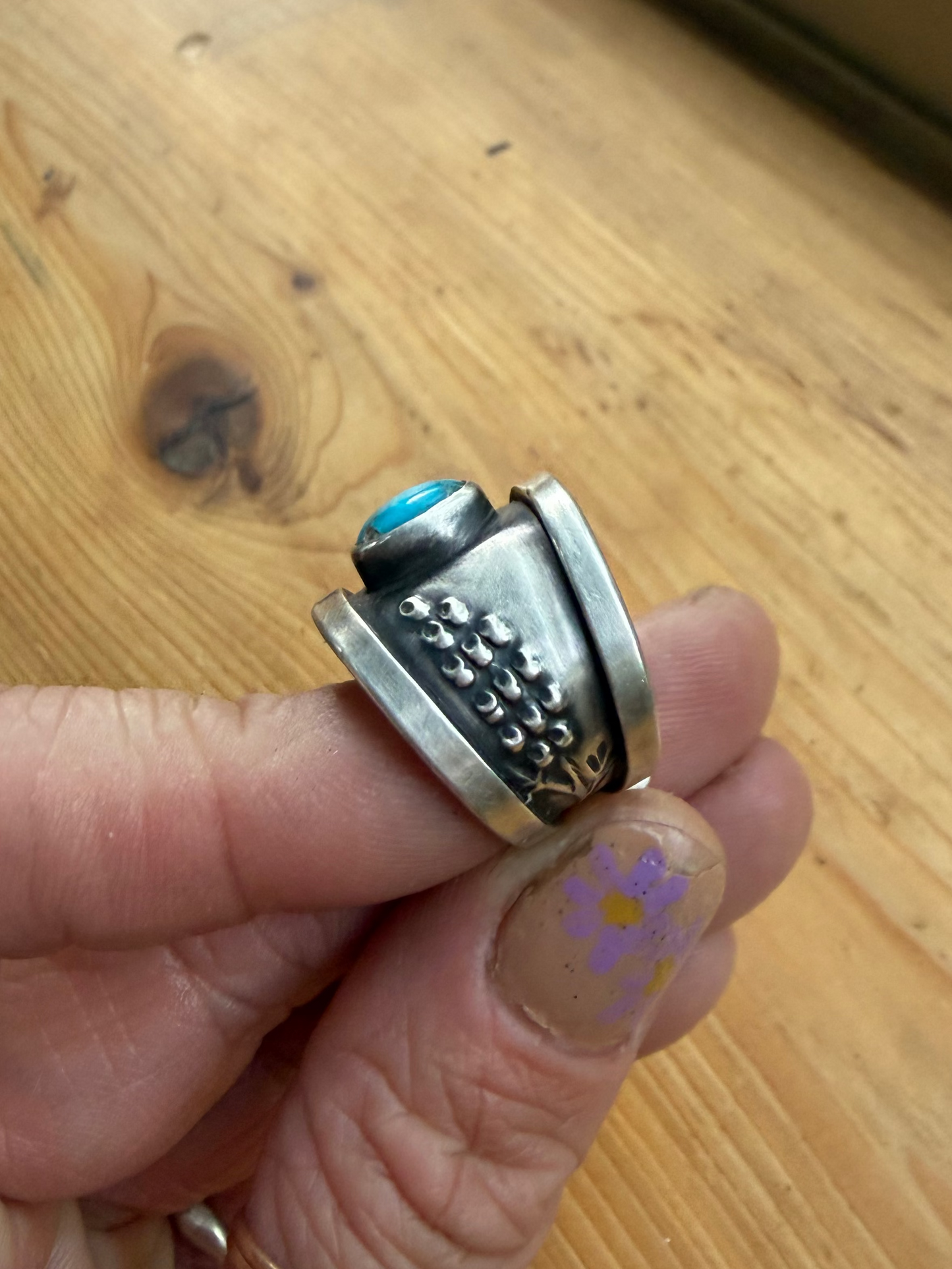 Lupine flower ring | Size 7